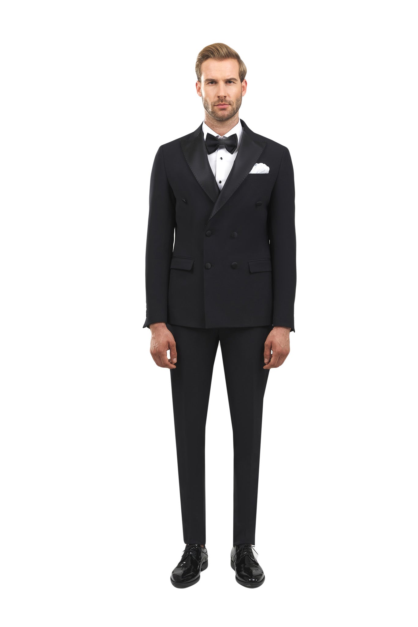 Sim Wedding & Ceremony Double Breasted Black Tuxedo KOD