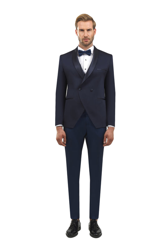 Sim Wedding & Ceremony Double Breasted Navy Tuxedo KOD