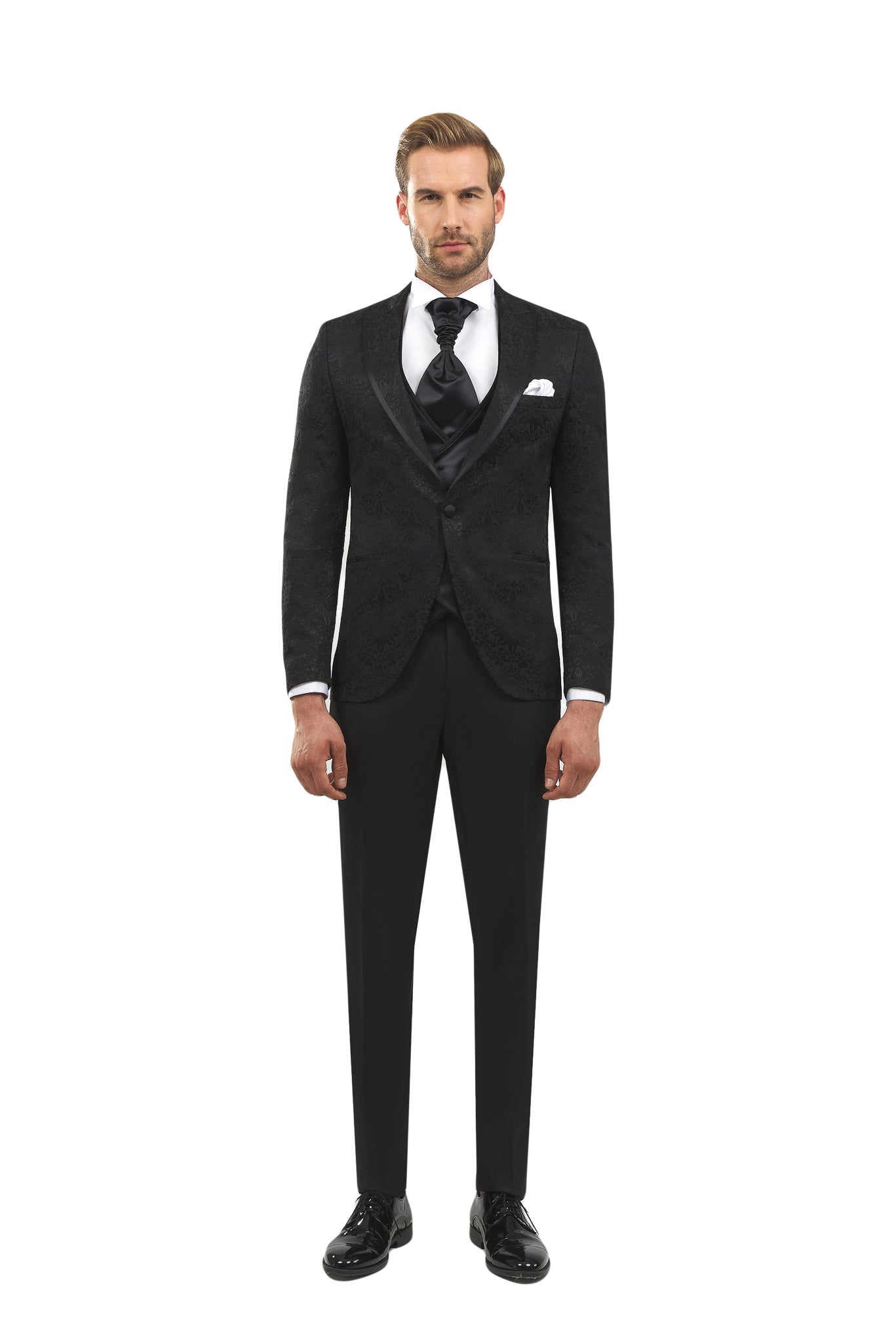 Sim Wedding & Ceremony Black Pattern Tuxedo KOD