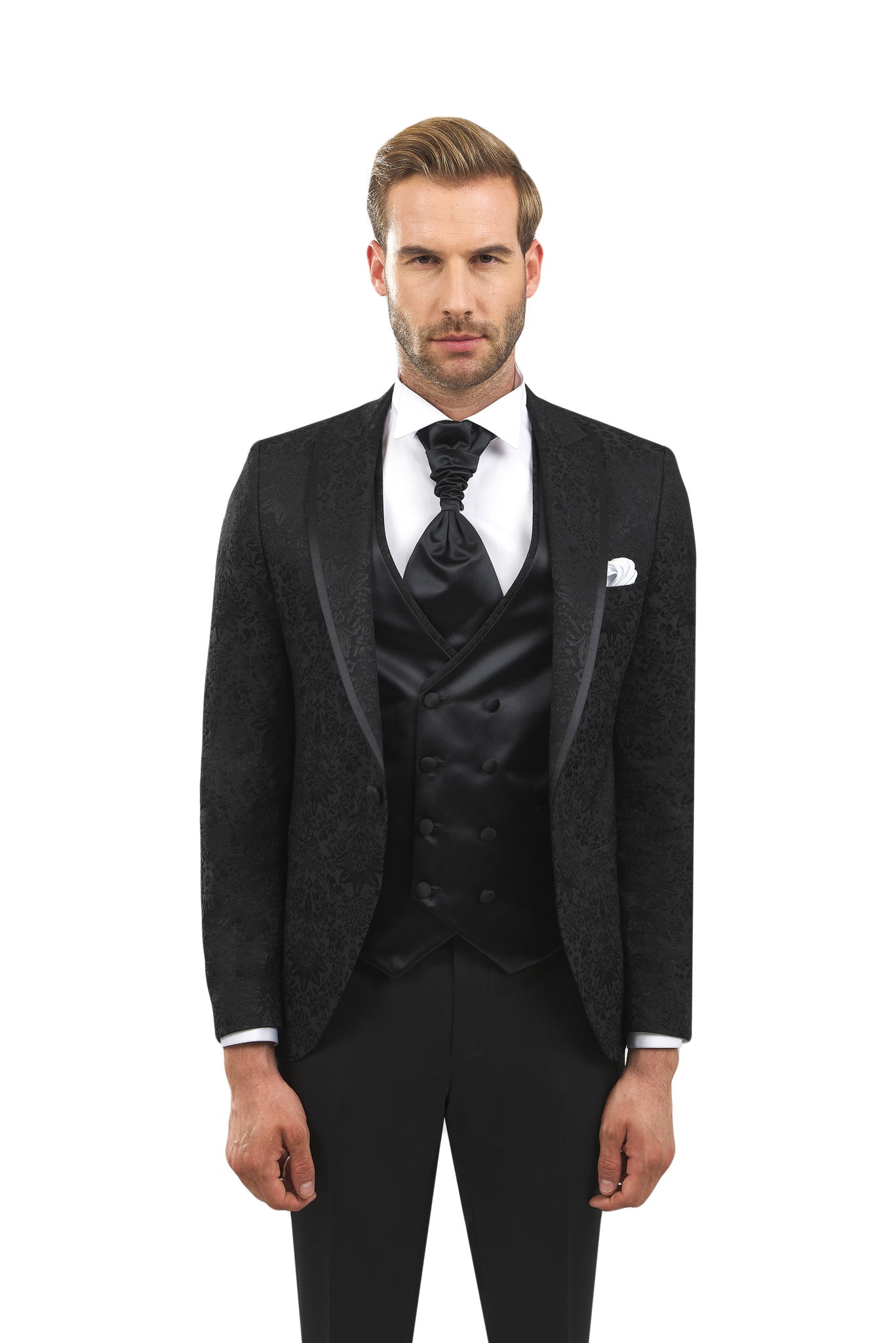 Sim Wedding & Ceremony Black Pattern Tuxedo KOD